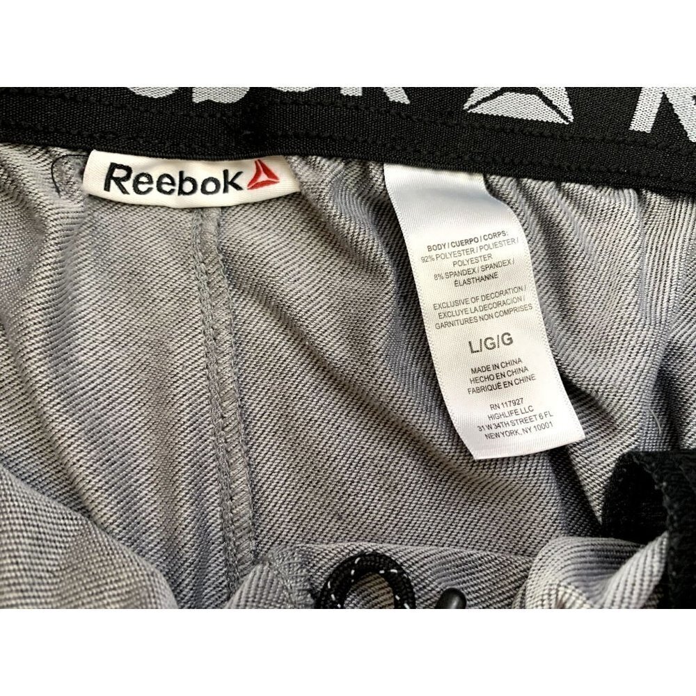 Reebok Men's Grey Jogging Pants - Picture 3 of 5